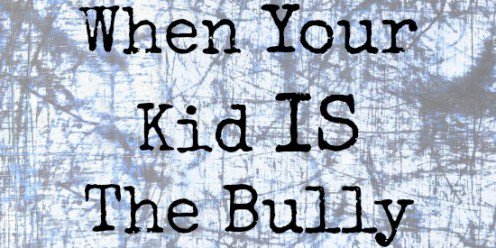 Your Kid Is a Bully